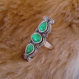 Green "Turquoise" Fashion Ring